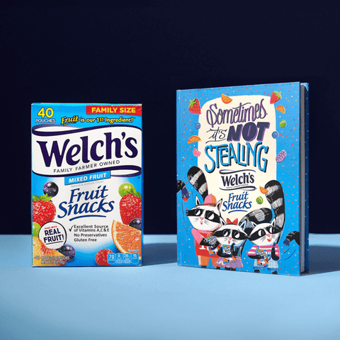 Sometimes It’s Not Stealing Storybook + Welch’s® Fruit Snacks 40ct Mixed Fruit Bundle